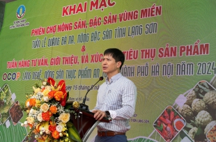 Khai mạc phiên chợ đưa nông sản vùng cao xuống Thủ đô