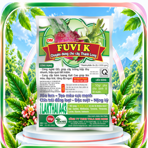       Fuvi K - Chuyên dùng cho cây Thanh Long